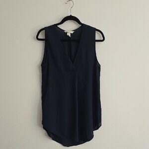 H&M Elegant Black V-Neck Blouse